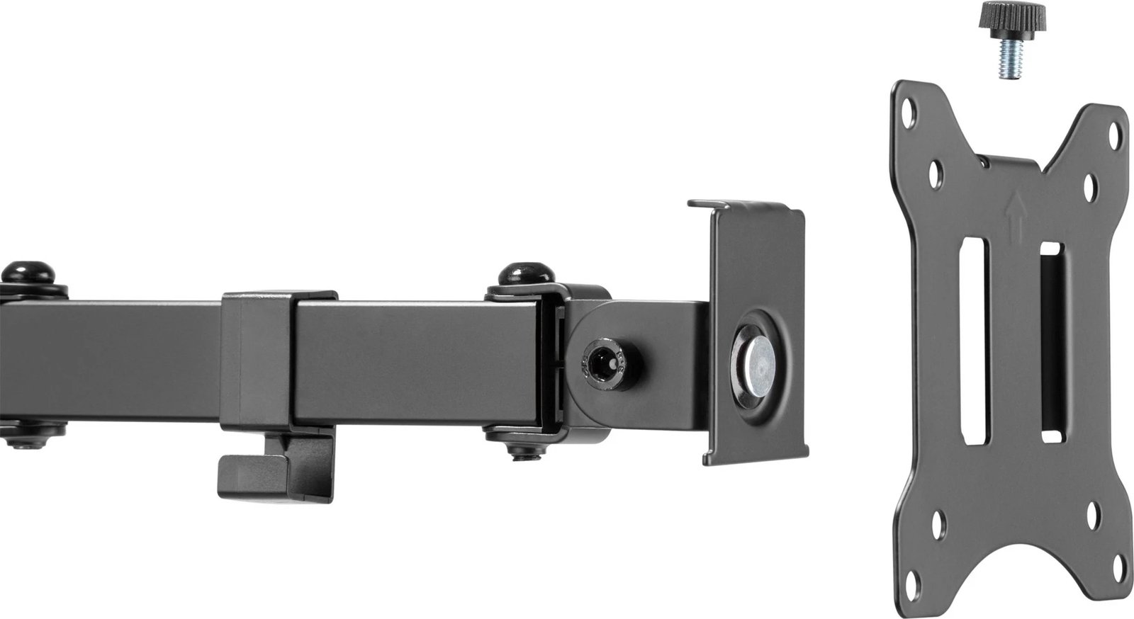 Mbajtës monitori Digitus, universal, kapëse tavoline, 15-32 inç, rregullim lartësie, e zezë