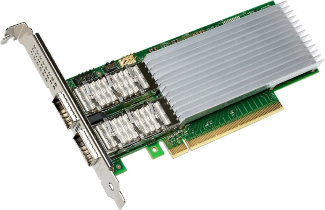 Adapter rrjeti Intel E810-CQDA2, PCI Express, Fibër, 100000 Mbit/s