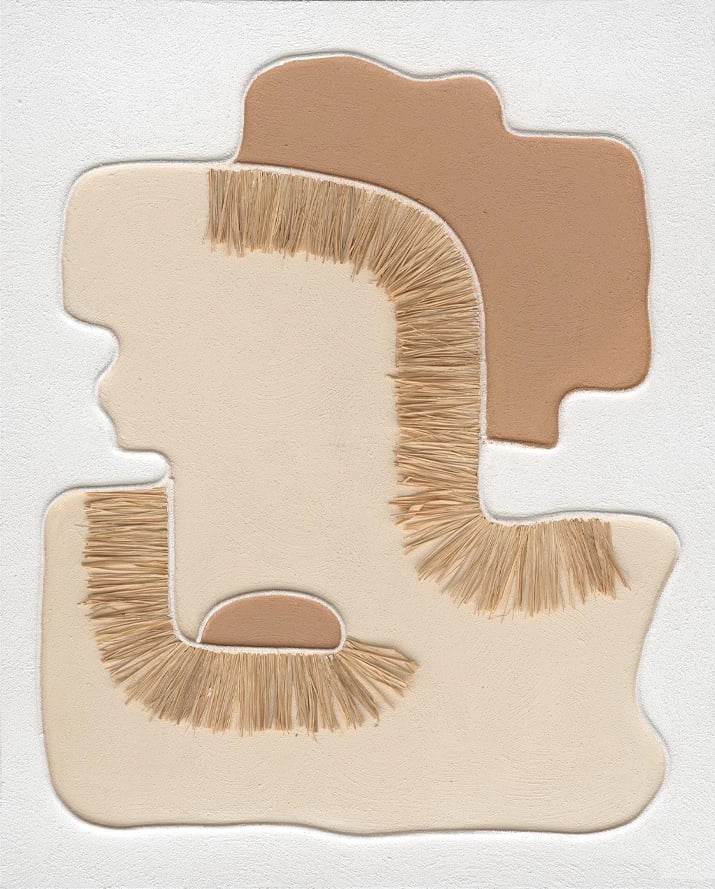 Pikturë dekorative stil boho, kanavacë, dru, bezhë, 80x100x4 cm