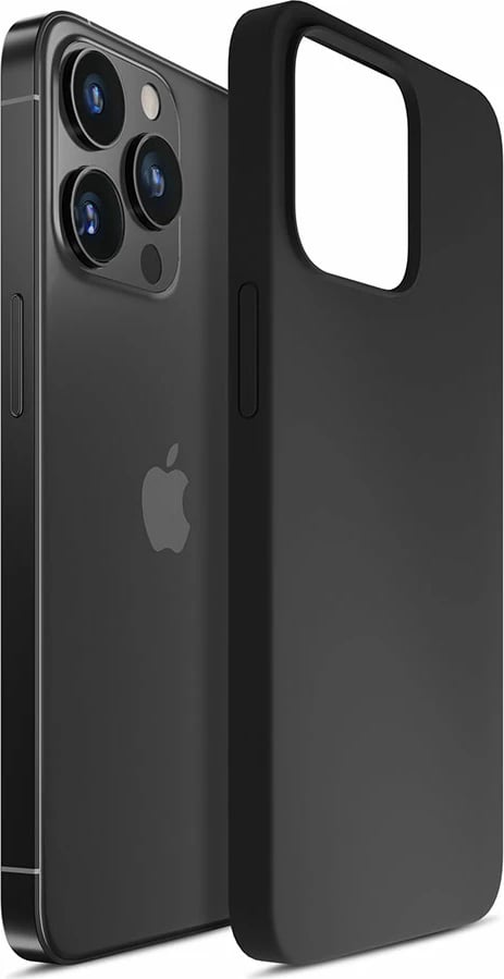 Mbështjellës silikoni 3mk për iPhone 15 Pro Max, i zi