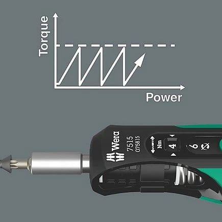 Kaçavidë momenti Wera Kraftform Safe-Torque Speed 7515, 2-6Nm, e zezë/e gjelbër