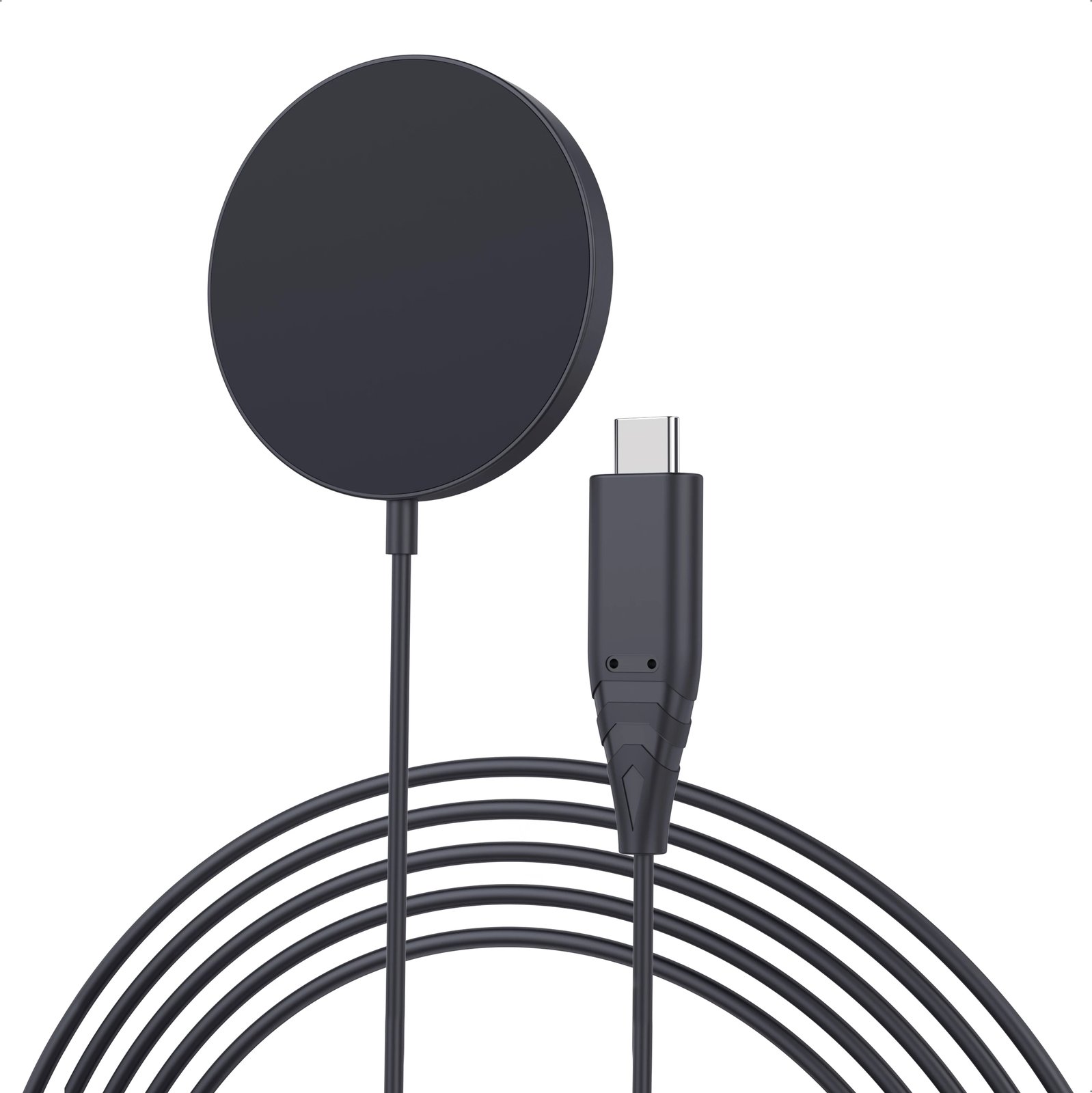 Mbështjellës karikues wireless Choetech T518-F-BK, 15W MagSafe, për iPhone 12/13/14, i zi