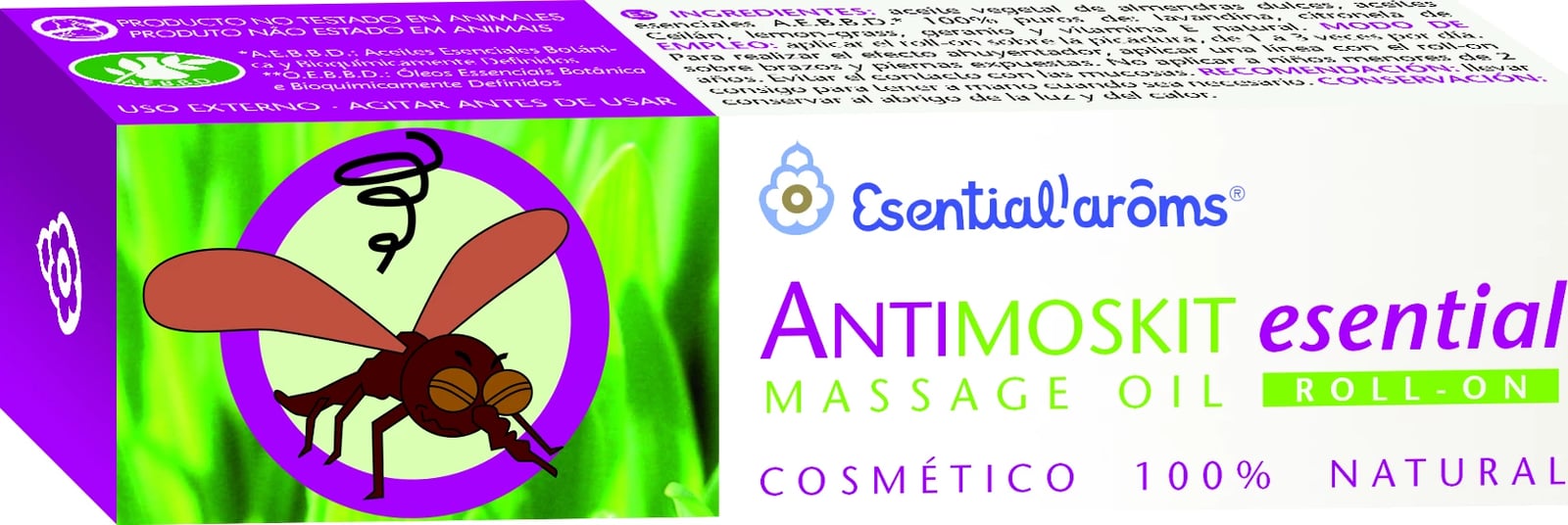 Roll-on kundër mushkonjave Esential A Anti Moskit, unisex, 10ml