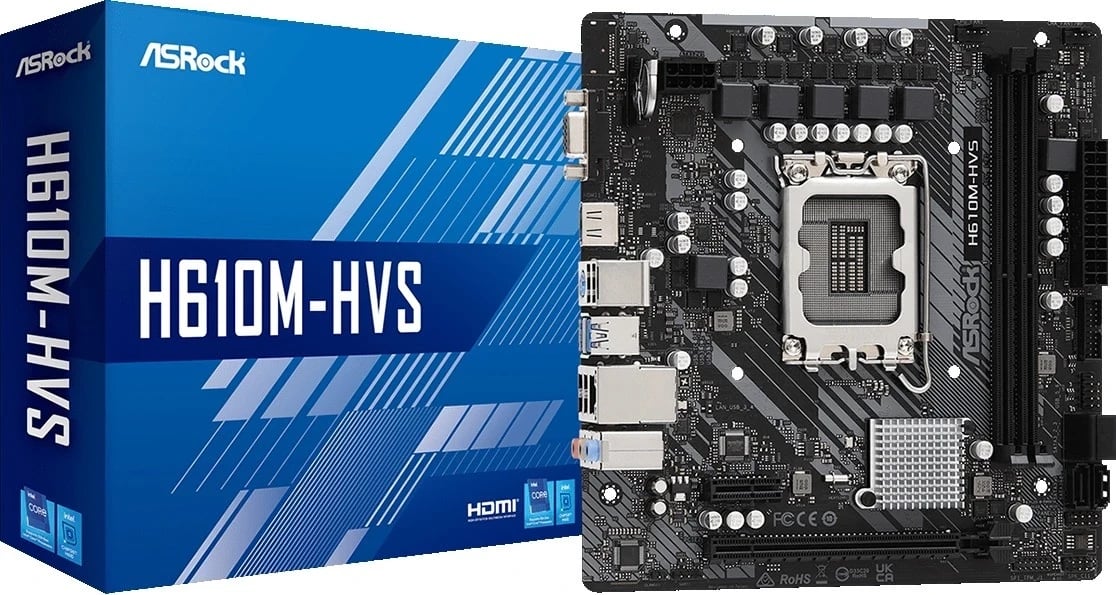 Pllakë amë ASRock H610M-HVS, Chipset Intel H610