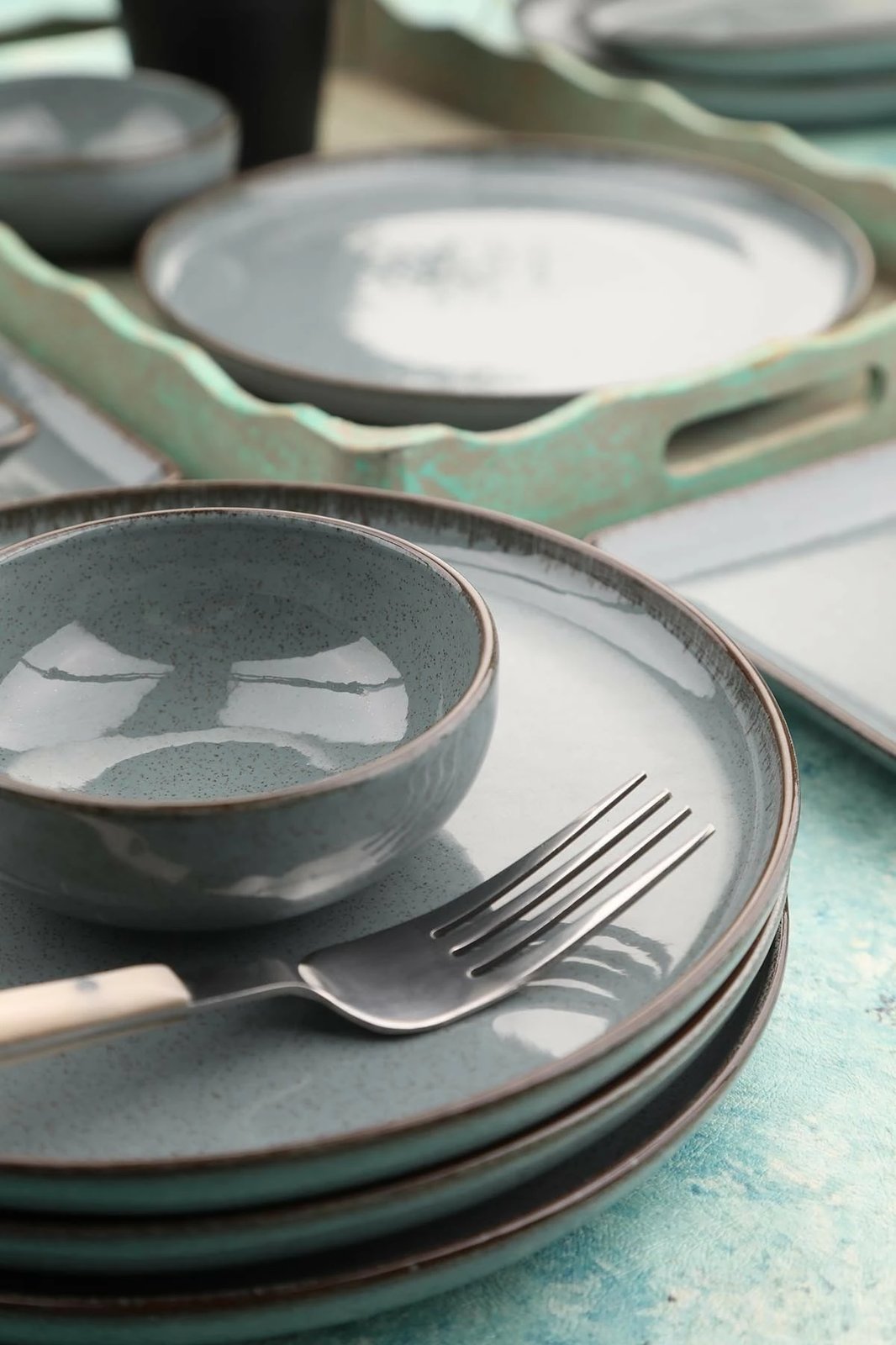 Set mëngjesi 14 pjesësh Hermia, anthracite, MOD14KH730P01