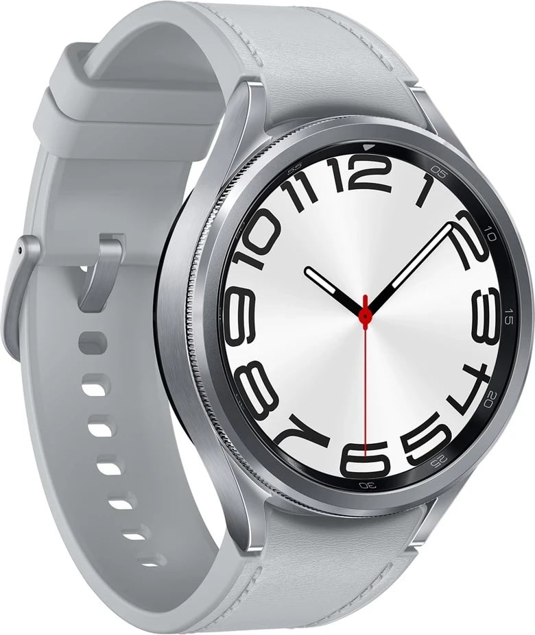 Samsung Galaxy Watch6 Classic ekran dixhital me prekje 47 mm 4G argjend