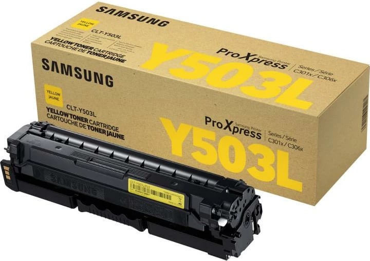 Toner, Samsung, CLT-Y503L (SU491A), rendiment 5000 faqe, e verdhë