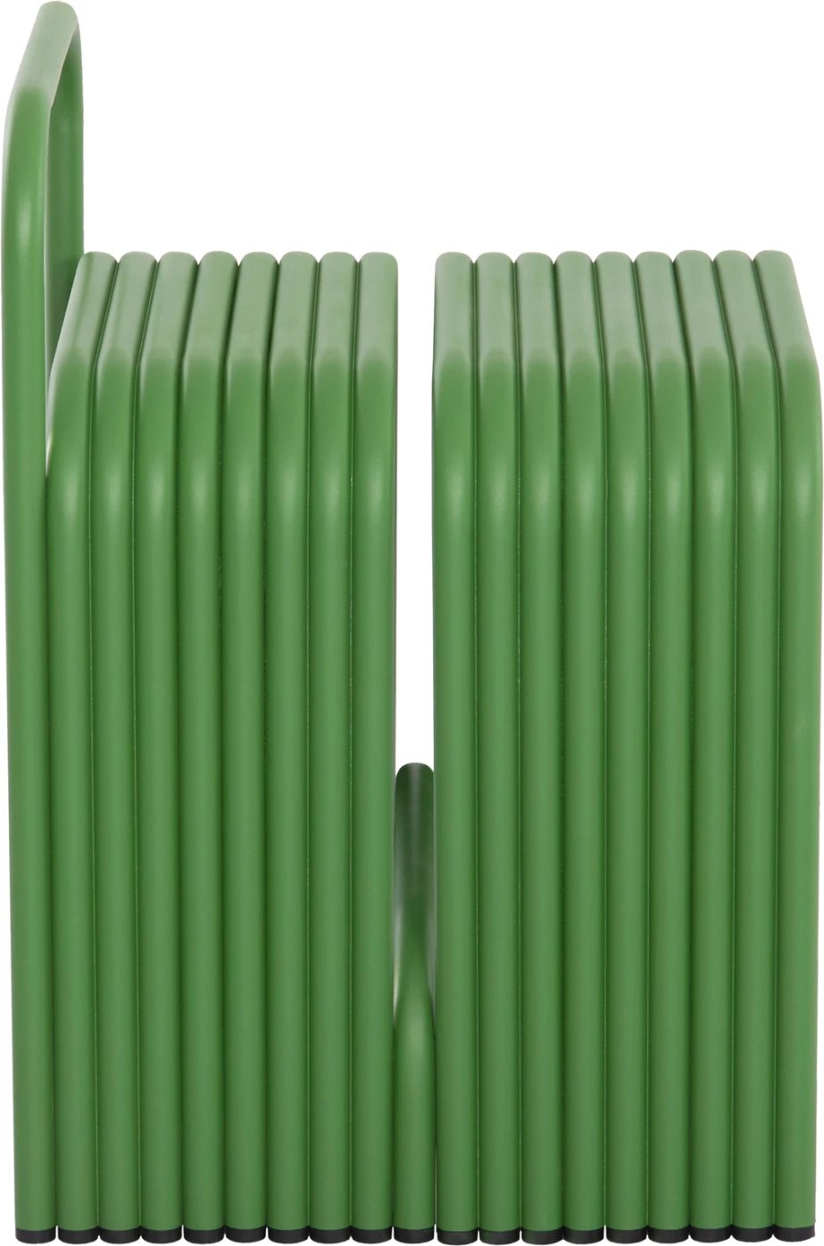 Karrige për bar INTREPID, alumin, ngjyrë e gjelbër, 40x38x55H cm