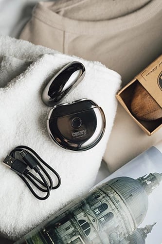 Makinë rroje udhëtimi, Adler, CR 2938, pa kabllo, 2 koka, USB-C, 250mAh, me kabllo karikimi