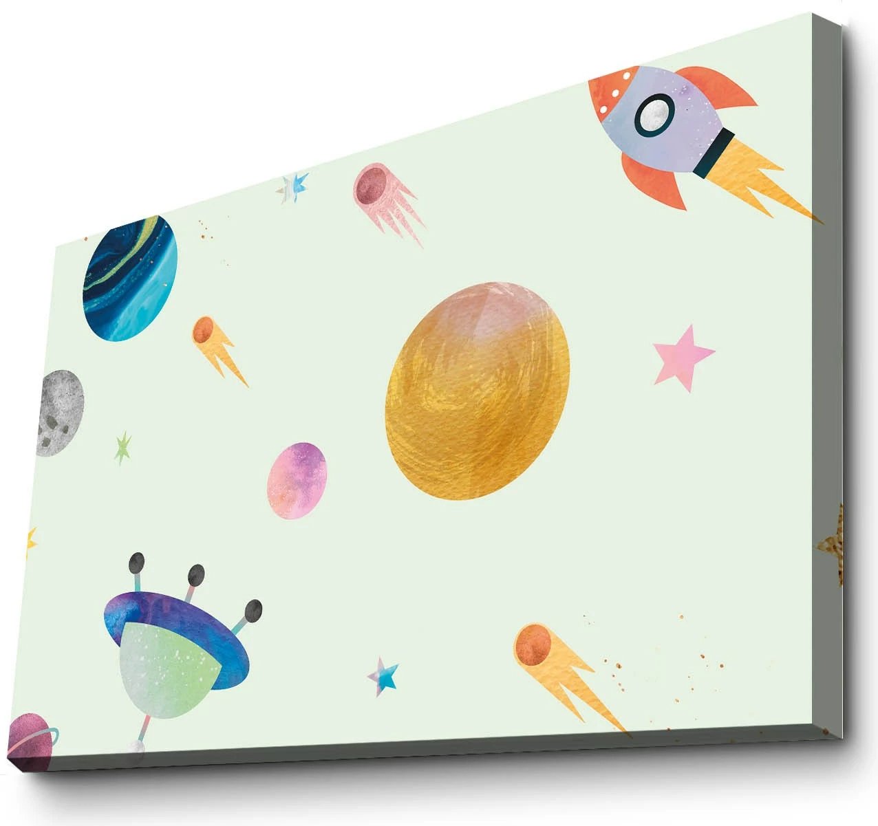 Pikturë dekorative në kanavacë, shumëngjyrëshe, Wallity, 28x38cm