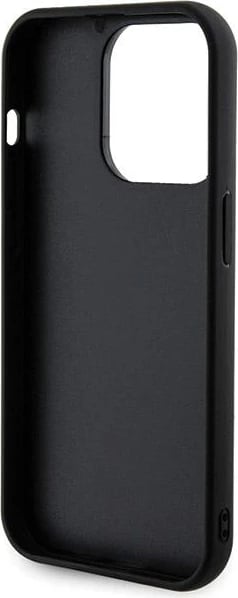 Mbështjellës Guess Sequin Script Metal për iPhone 13 Pro Max, i zi Mbështjellës Guess Sequin Script Metal për iPhone 13 Pro Max, i zi