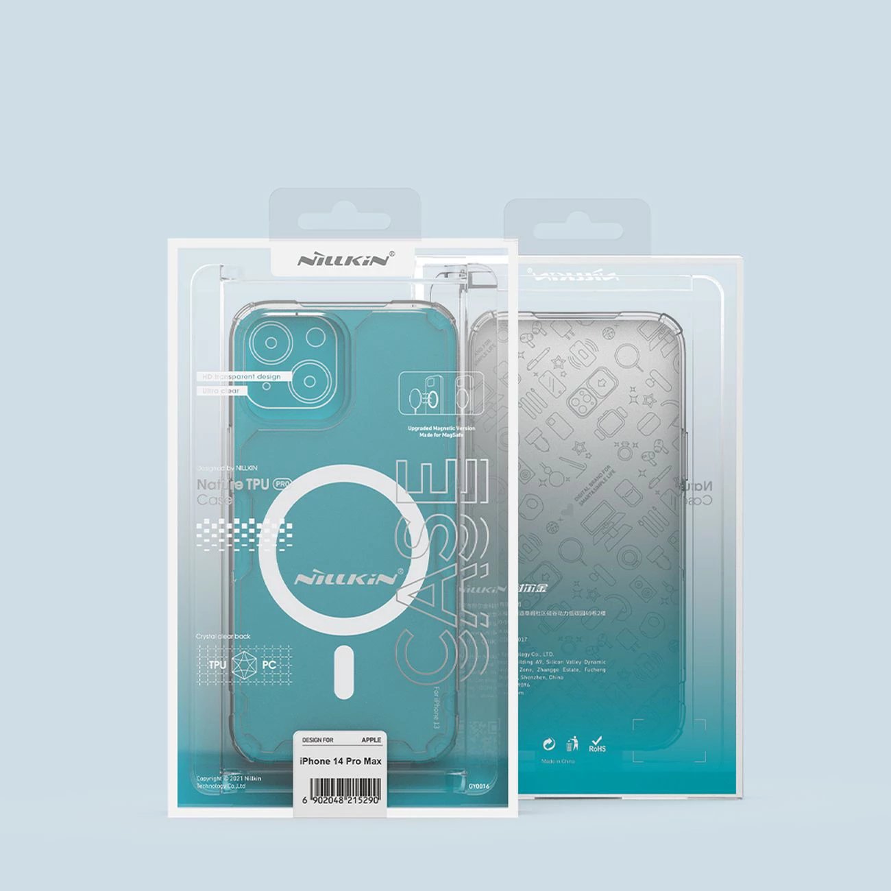 Mbështjellës Nillkin Nature Pro për iPhone 15 Pro Max me MagSafe, i bardhë