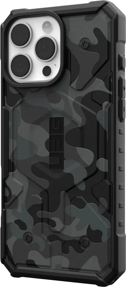 Mbështjellës Urban Armor Gear Pathfinder SE për iPhone 16 Pro Max, gri, model AW82-0AH