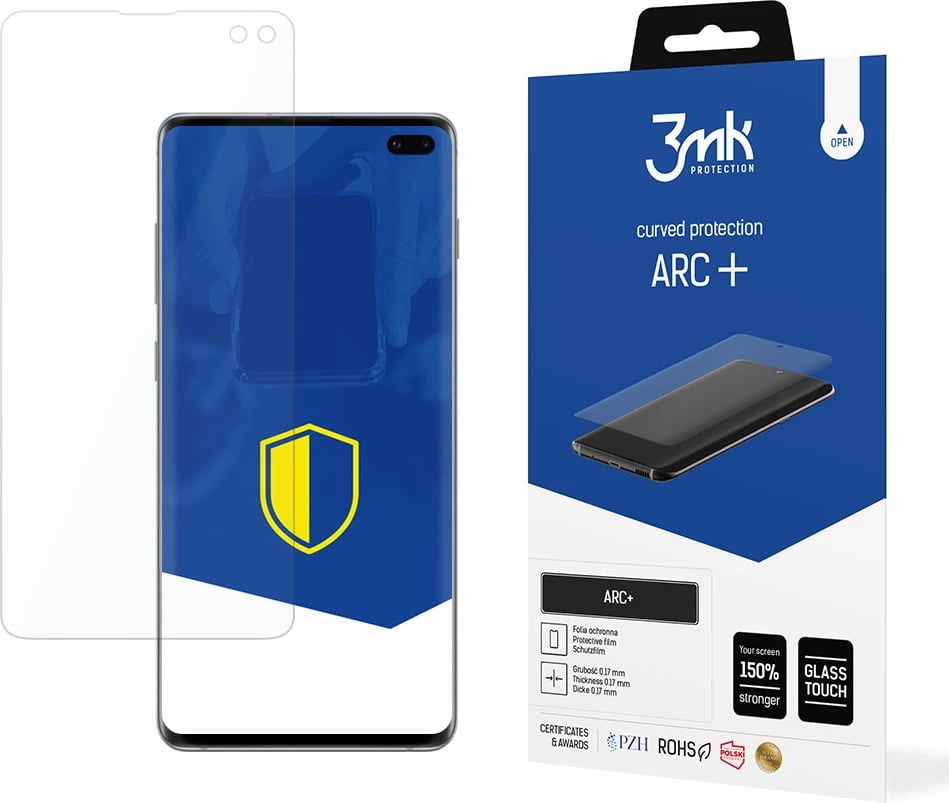Mbështjellës ekrani 3mk ARC+ për Samsung Galaxy S10 Plus, Transparent