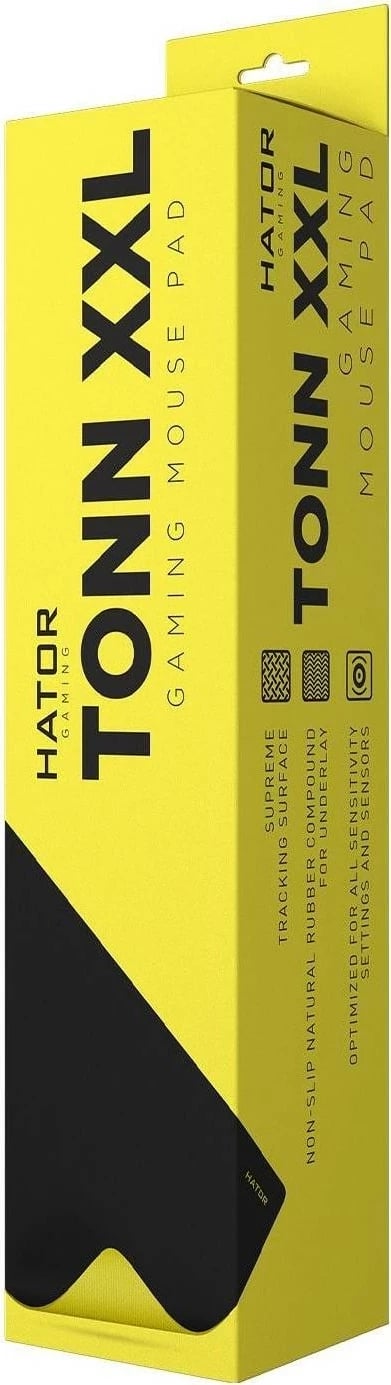 Mauspad Hator Tonn XXL HTP-040, material, alumini, zi