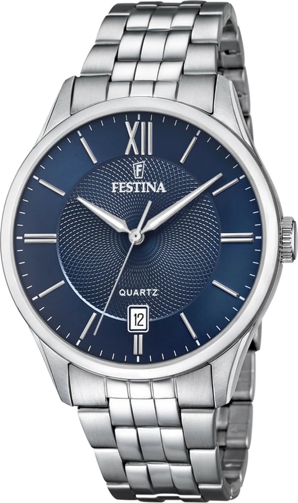 Orë dore FESTINA F20425/2 për meshkuj, e kaltër