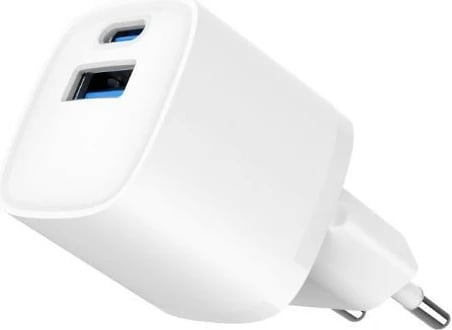 Karikues muri Gembird TA-UC-PDQC20-W-01, 20W, 2 porta USB, Bardhë