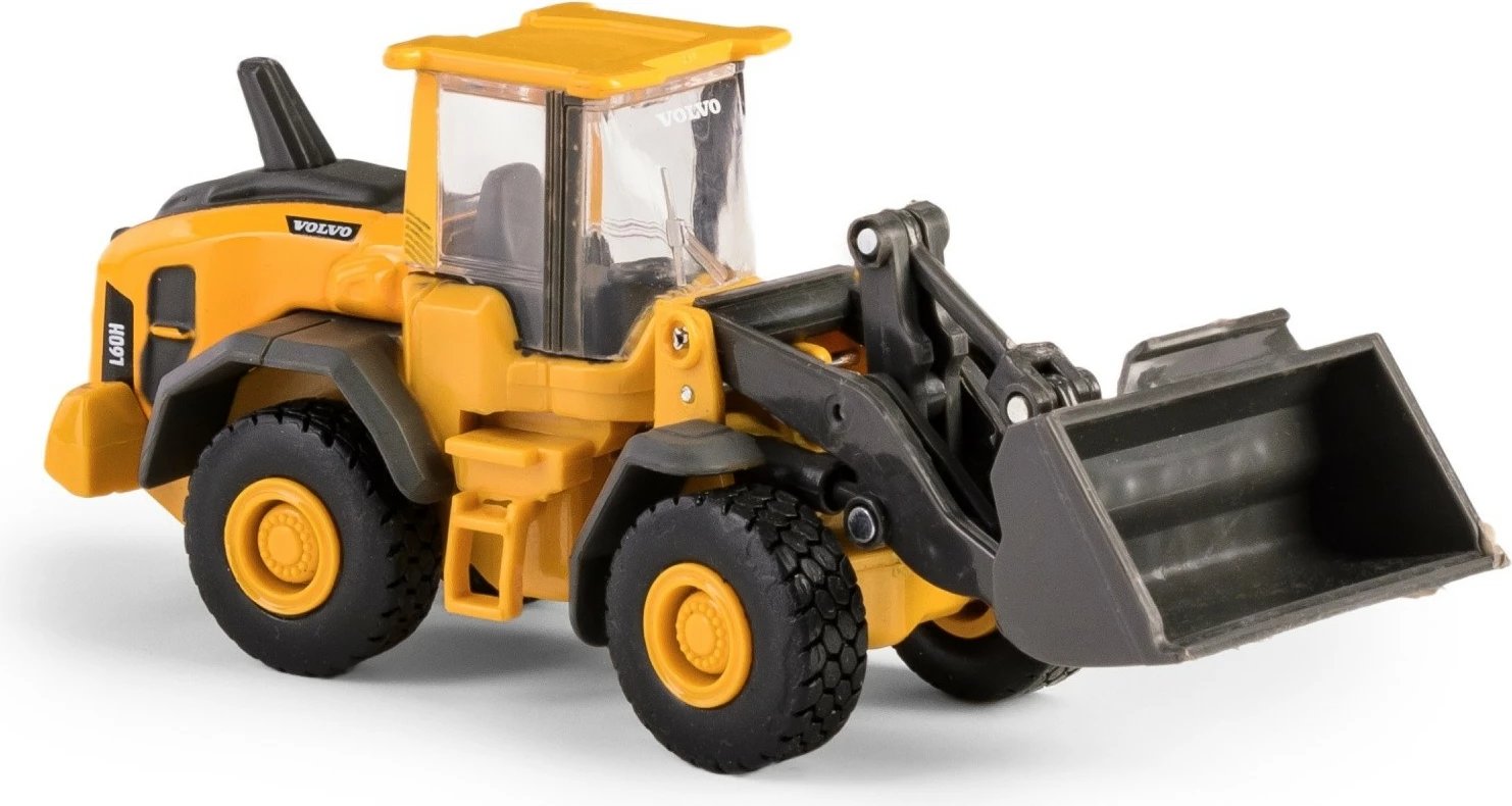 Lodër ngarkues Daffi Volvo Mini L60H, metal dhe plastikë, për djem, e verdhë/gri/zezë