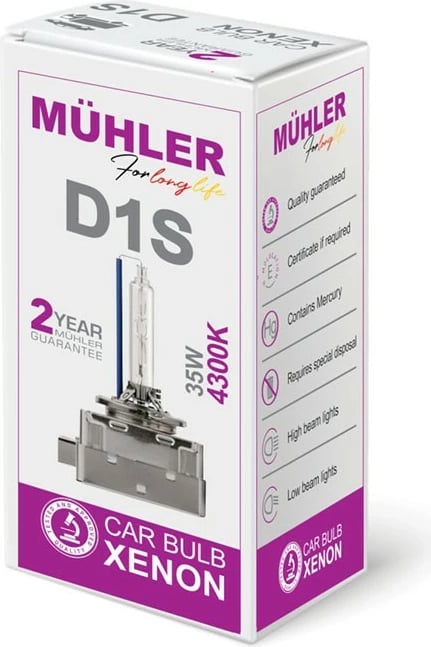 Lampa D1s 4300k Kuti  Muhler