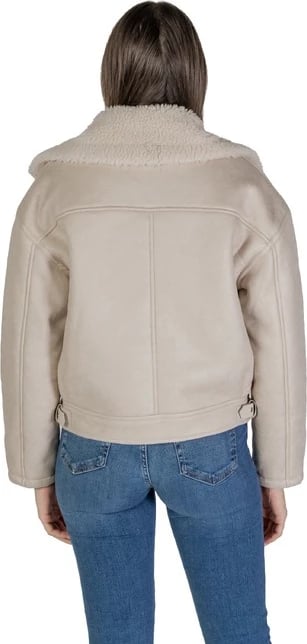 Pallto Vila Clothes për femra, bezhë