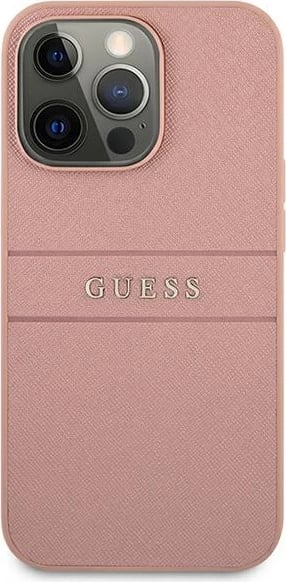 Mbështjellës Guess GUHCP13XPSASBPI për iPhone 13 Pro Max 6.7", rozë