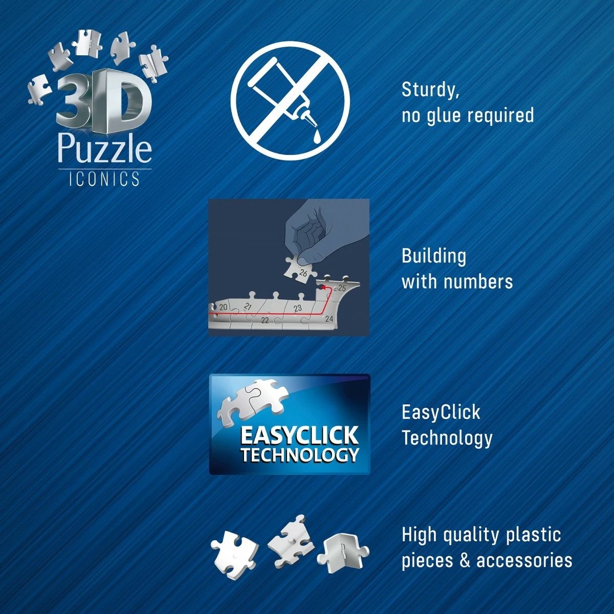Puzzle 3D Lamborghini Huracan EVO Ravensburger, 158 pjesë, portokalli