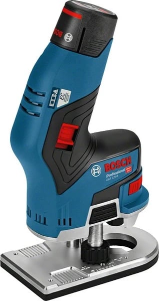 Router dore Bosch GKF 12V-8 Professional, 12V, 13000 RPM, zi/blu/kuqe