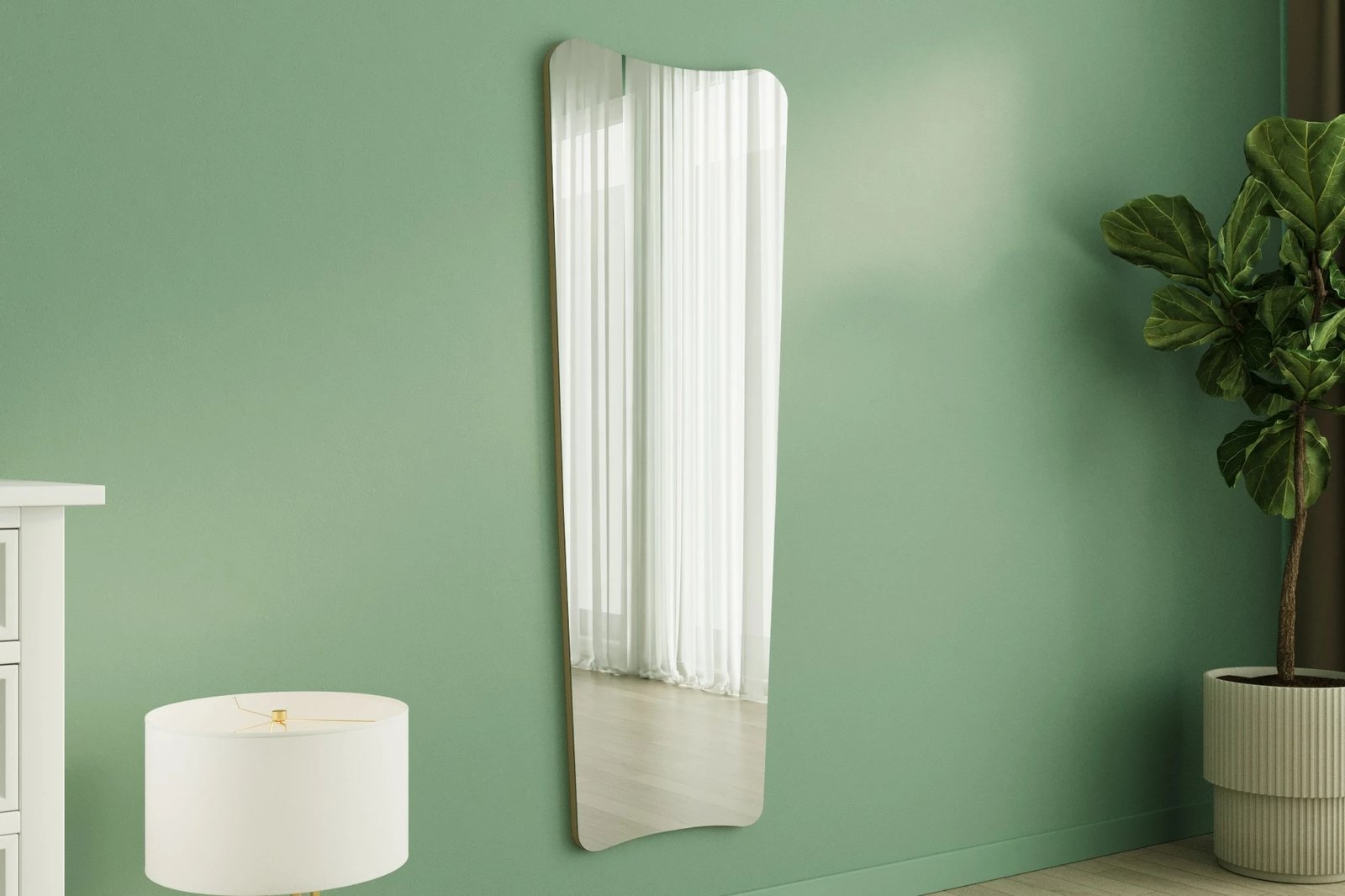 Pasqyrë Hanah Home, Vitros, ngjyrë rëre