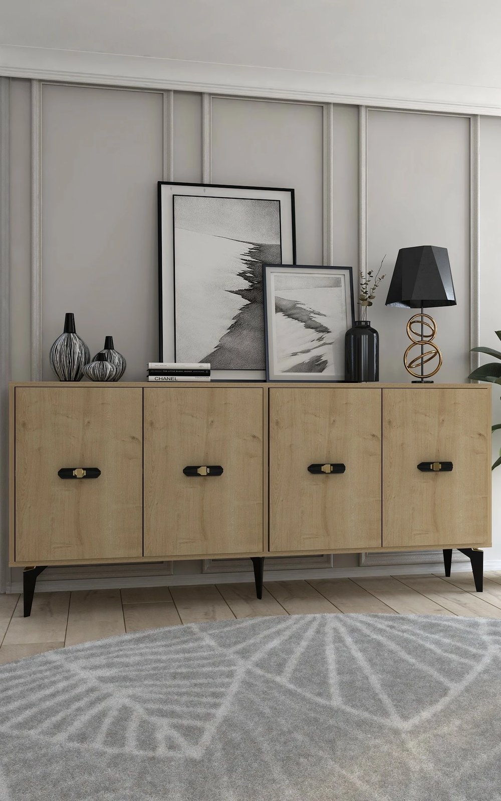 Konsol Sapphire Oak, Skye Decor, Fly