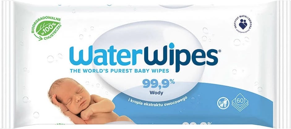 Peceta të lagura për foshnje WaterWipes BIO 60 copë Peceta të lagura për foshnje WaterWipes BIO 60 copë