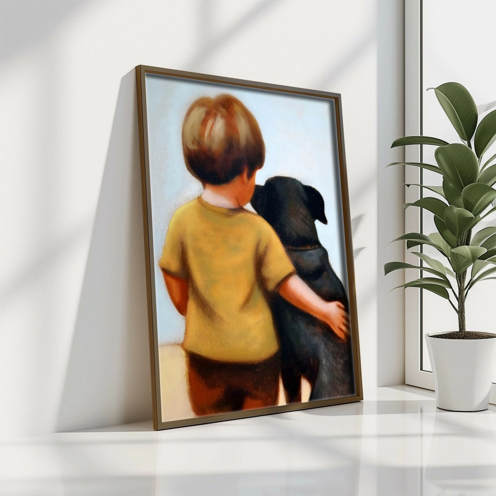 Pikturë dekorative me kornizë MDF, Wallity, GE224-L, shumëngjyrëshe