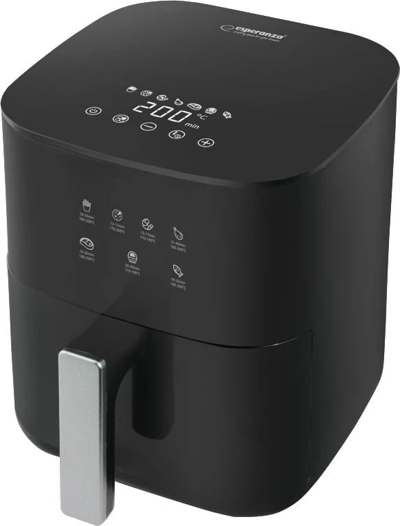 Fërgues me ajër Esperanza EKA002, 3.5L, 1350W, i zi