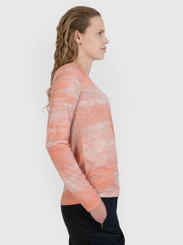 Fanellë me mëngë të gjata për femra 4f, për biçikletë