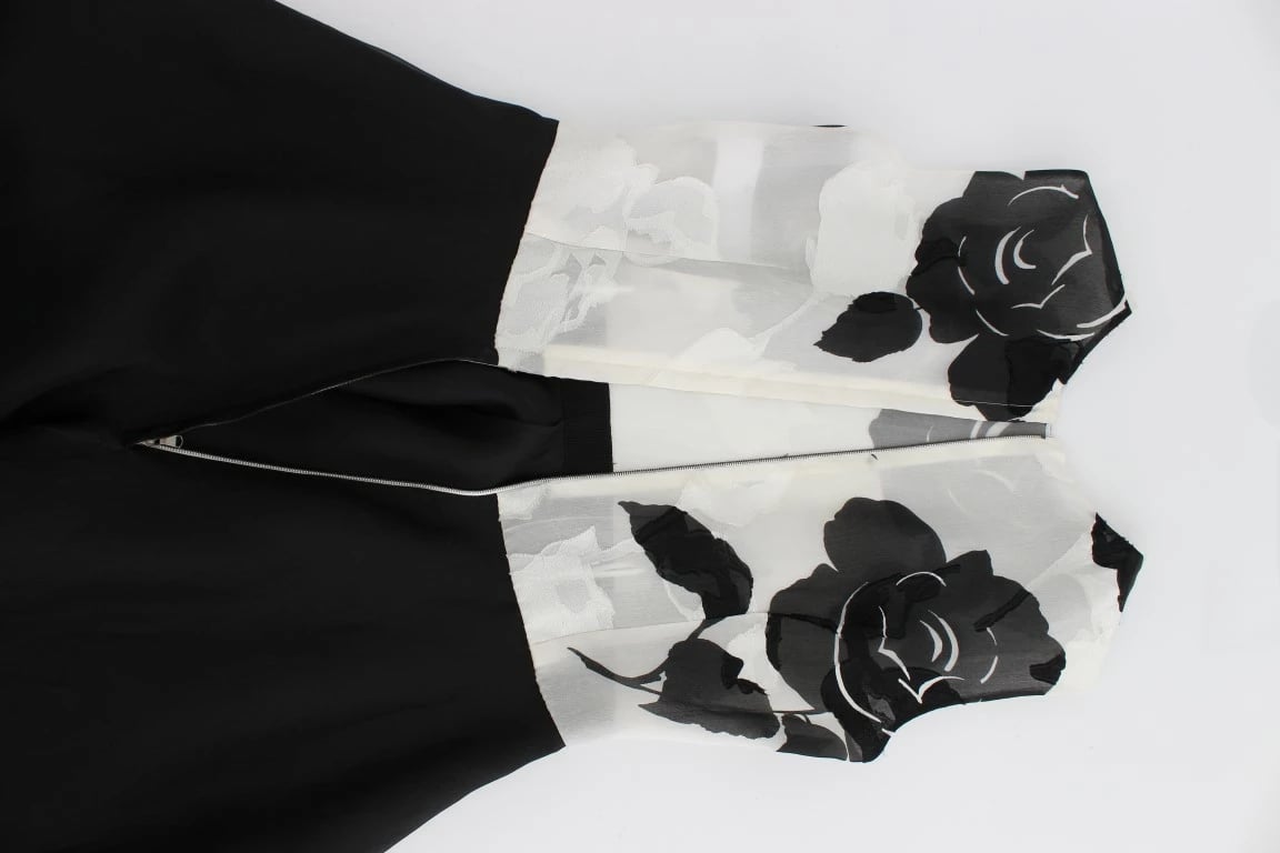 Fustan solemn për femra Dolce & Gabbana, i zi / i bardhë
