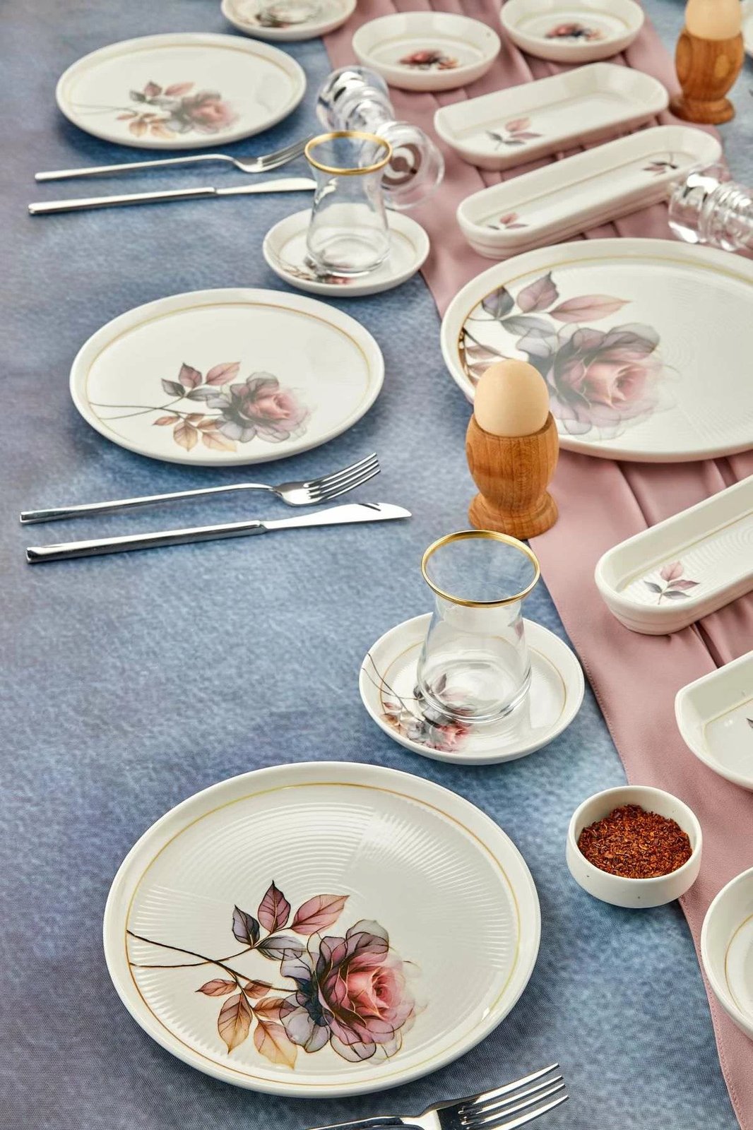 Set mëngjesi 21 pjesësh, Hermia Concept, HaleLuxRolyefli21