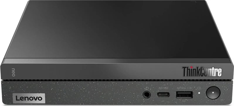 Kasë Lenovo ThinkCentre Neo 50q, Intel Celeron, 8GB RAM, 1x8GB DDR4, NVMe, mini PC, e zezë