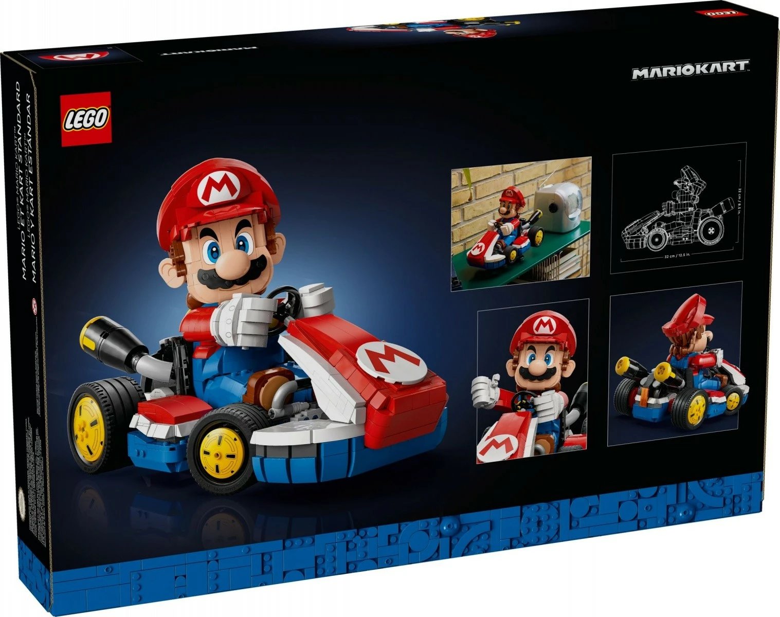 Set LEGO Super Mario 72037, Mario Kart, 1972 pjesë, plastikë
