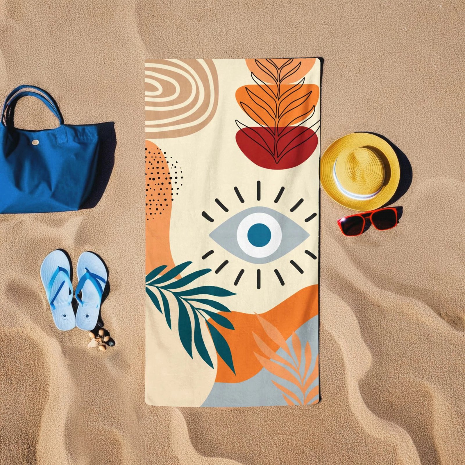 Peshqir plazhi Mijölnir Baskili, 75x150cm