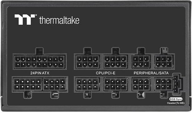 Furnizues energjie Thermaltake PS-TPD-0850F3FAGE-1, 850 W, 100 - 240 V, 1020 W, 50 - 60 Hz, 12 A, Aktiv