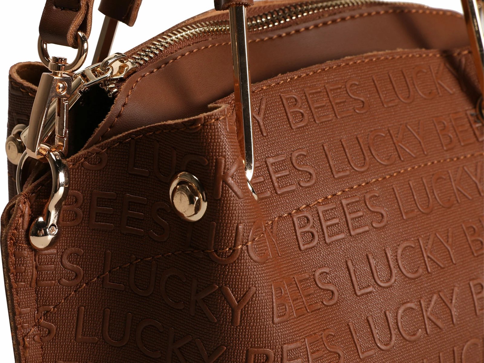 Çantë crossbody Lucky Bees, ngjyrë tan, 1397