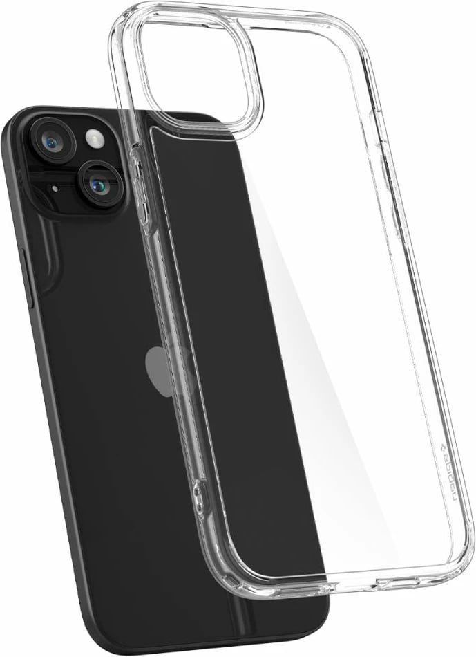 Mbështjellës Spigen Ultra Hybrid për iPhone 15 Plus, Transparent
