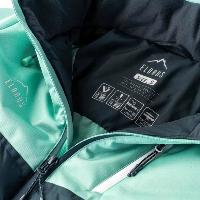 Jakne për femra Elbrus, e gjelbër