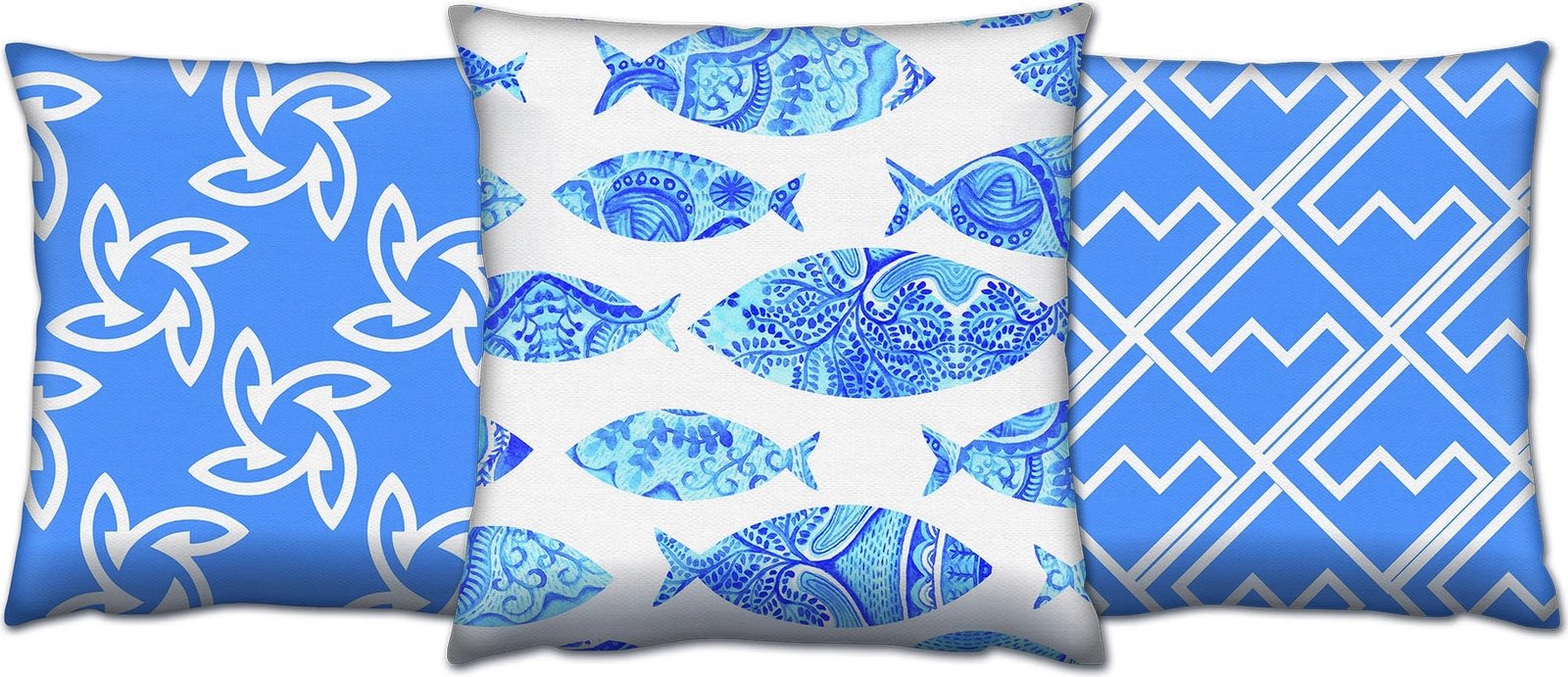 Set jastëkësh dekorativ (3 copë), Aberto Design, AC-4638-4634-4150