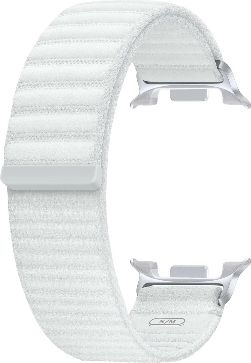 Rrip smartwatch Samsung Fabric S/M për Watch8 Classic, i bardhë