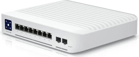 Switch Ubiquiti UniFi Enterprise 8 PoE Managed L3, Inox