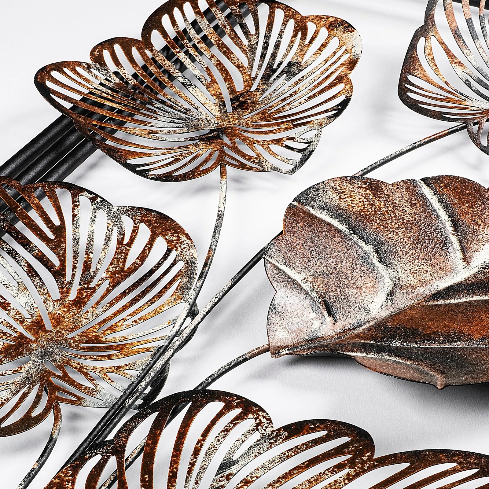 Aksesor dekorativ metalik për mur, Wallity Daiyu 3, shumëngjyrësh, 48x87x4cm