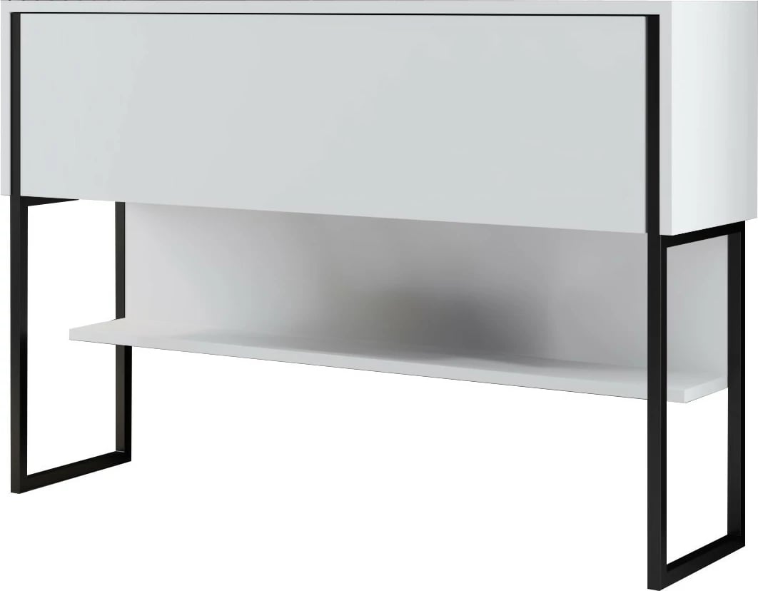 Komodë Hanah Home Luxe, e zezë dhe e bardhë