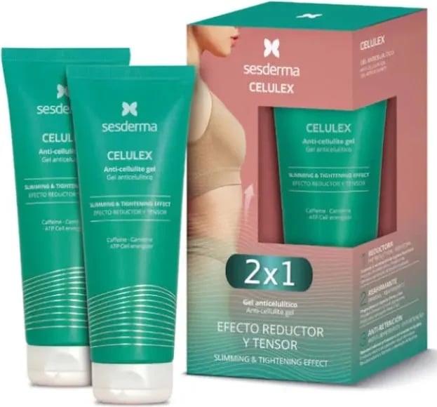 Xhel anticelulit për trup Sesderma Celulex unisex 2x200ml