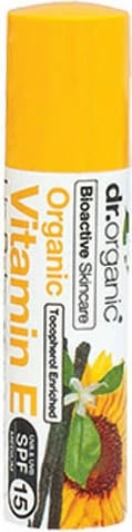 Balsam për buzë Dr. Organic Vitamin E SPF 15, 5.6ml