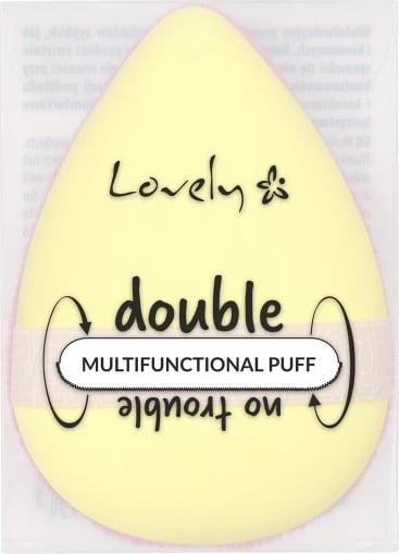Puff për grim Lovely Double No Trouble Multifunctional për femra, 1 copë